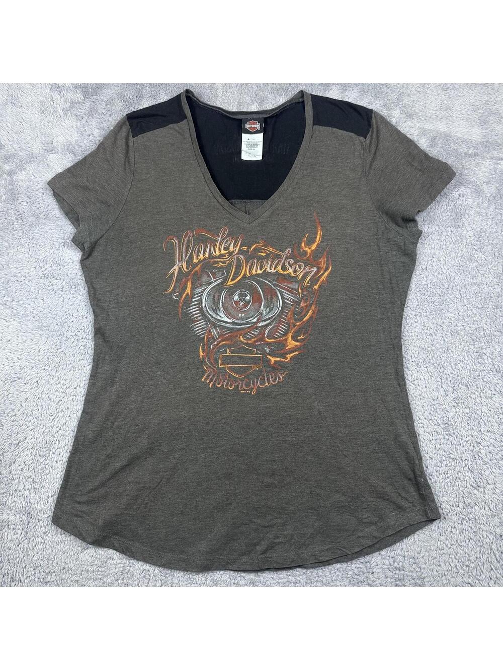 Harley-Davidson Women's Short Sleeve V-Neck T-Shirt